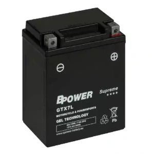  BPOWER SUPREME 6Ah 110A 12V P+ WC GTX7L (GEL)