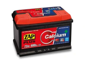 ZAP Calcium Plus 12V 72Ah 680A