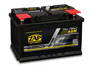 ZAP Start-Stop AGM 12V 70Ah 760A