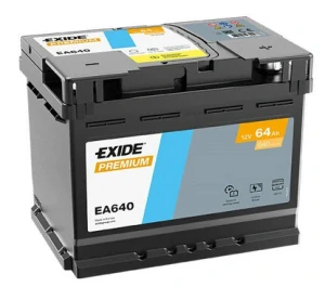 Exide Premium 12V 64Ah 640A EA640