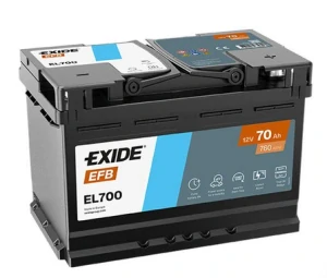 EXIDE EFB 12V 70Ah 760A Start-Stop EL700