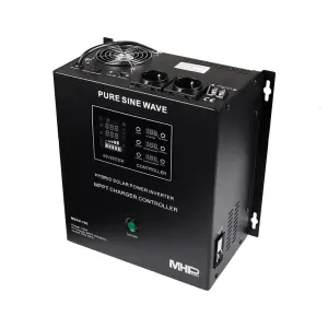  Záložní zdroj MHPower MSKD-1200-12, UPS, 1200W, čistý sinus, 12V, solární regulátor MPPT