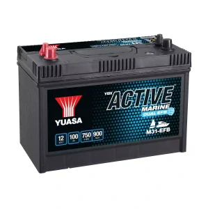 Yuasa YBX Active Marine Dual EFB 12V 100Ah 750A M31-EFB